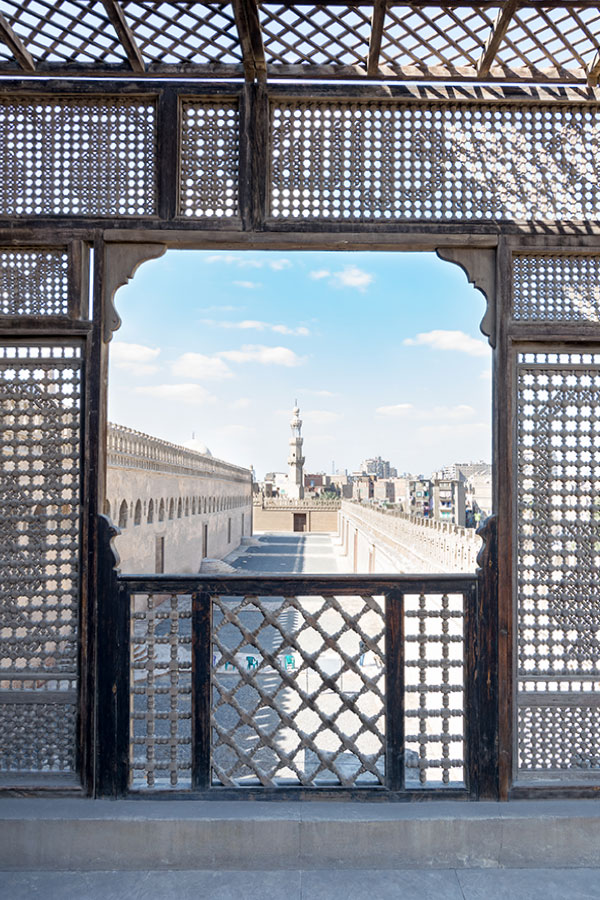 lattice screen old mosque